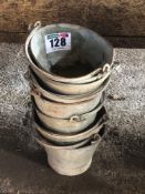 Quantity metal buckets