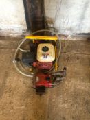 Pressure washer pump with petrol pressure washer, spares or repairs