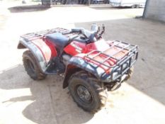 Honda Foreman 400 petrol quad bike on 25x8.00-12 front and 25x10.00-12 rear wheels and tyres