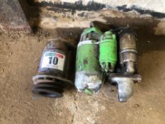 Quantity starter motors and dynamo