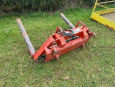 2012 Hall Engineering bale spike / squeeze with Euro 8 attachments. Serial No: BS1551