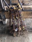 Quantity electric fencing posts