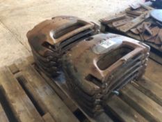 10No Deutz Fahr tractor wafer weights