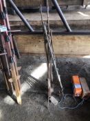 Quantity metal stakes