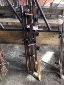 Quantity metal electric fence stakes