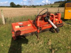 KRM 2.6m flail mower with hydraulic side-shift and rear roller NB: Manual in office