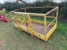 Man basket with Manitou attachments