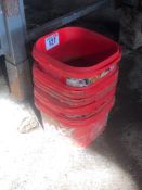 Quantity plastic buckets