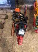 2No chainsaws, spares or repair