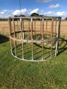 1No galvanised cattle ring feeders