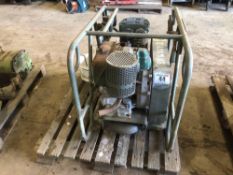 1989 Petter diesel engine with compressor, spares or repair