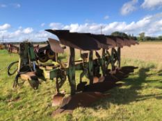 Dowdeswell DP7D2 5f (4f +1f) reversible plough with skimmers. Serial No: 9112347 NB: Manual in offic