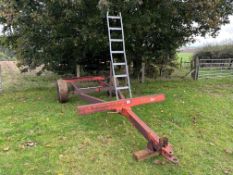 Single axle trailer chassis