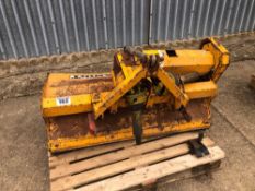 Bomford 1100 1.2m flail mower, linkage mounted