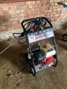 Wurzburg petrol pressure washer with 6.5hp engine.  No VAT