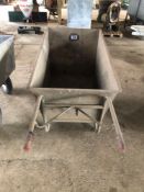 Metal feed barrow