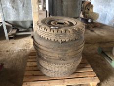 Quantity miscellaneous wheels and tyres
