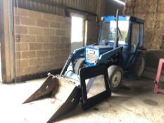 1987 Iseki 4270 4wd compact tractor with rear linkage, drawbar and PTO with 1 return spool and 1 dou