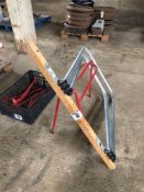 Stubbs Trio 3arms / 3 arm rug rack, wall mounted & Stubbs Free Standing Saddle Stand. NO VAT