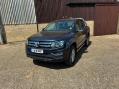 2019 Volkwagen Amarok 4motion 4wd pickup, blue, automatic, leather upholstery, air conditionnig, sat