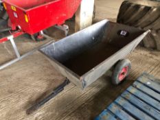 Garden trailer single axle