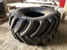 Single Goodyear 900/60R32 tyre
