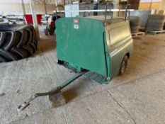 Warn PTO driven generator on single axle trailer