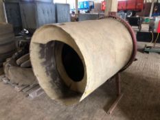 Teagle concrete mixer, PTO driven, linkage mounted