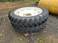 Pair Michelin 340/85R46 wheels and tyres to suit Knight sprayer