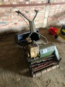 Webb 21 petrol cylinder mower.  No VAT