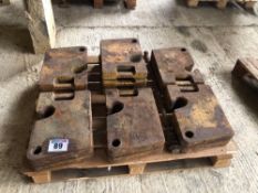 13No Caterpillar wafer weights