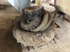 Quantity miscellaneous wheels and tyres