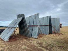 7 No temporary metal grain walling