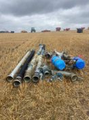 Quantity irrigation suction pipe, connectors and meter