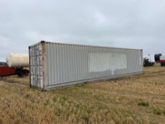 40ft shipping container with personnel doors