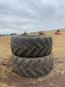 2 no Michelin 900/60 R42 tyres
