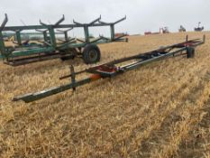 Irrigation pipe trailer