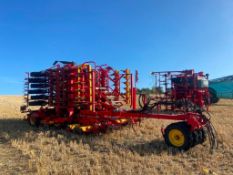2017 Vaderstad Rapid A600S 6 m, trailed disc seed drill with selection of wearing parts and spare wh