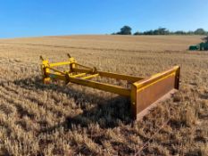 Albutt grain pusher on JCB brackets