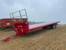 2018 Marshall 33ft bale trailer
