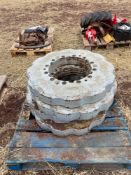 4 No Massey Ferguson wheel weights