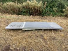 Quantity corrugated fibre cement roofing sheets