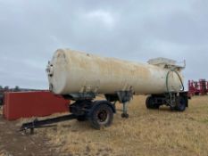 Single axle water bowser with dolly, 17,000 litres