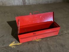 Large metal tool box