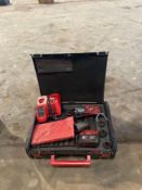 Milwaukee impact driver & sockets c/w battery and charger
