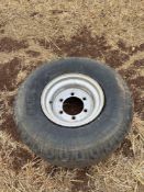 Single BKT 12.5/80-15.3 wheel and tyre