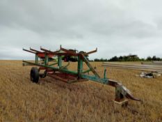 Irrigation pipe trailer