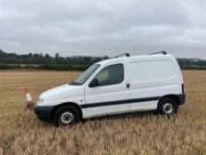 2002 Peugeot Partner van Reg: NY02 VSZ Miles: 135,600