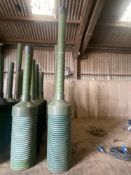 6 No grain pedestals
