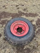 Single Goodyear 10.0/75-15.3 wheel and tyre